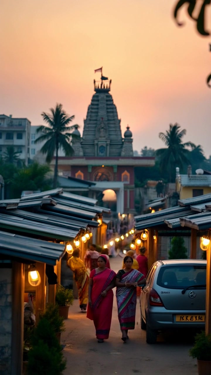 Twilight Tranquility: A Rural Indian Reverie