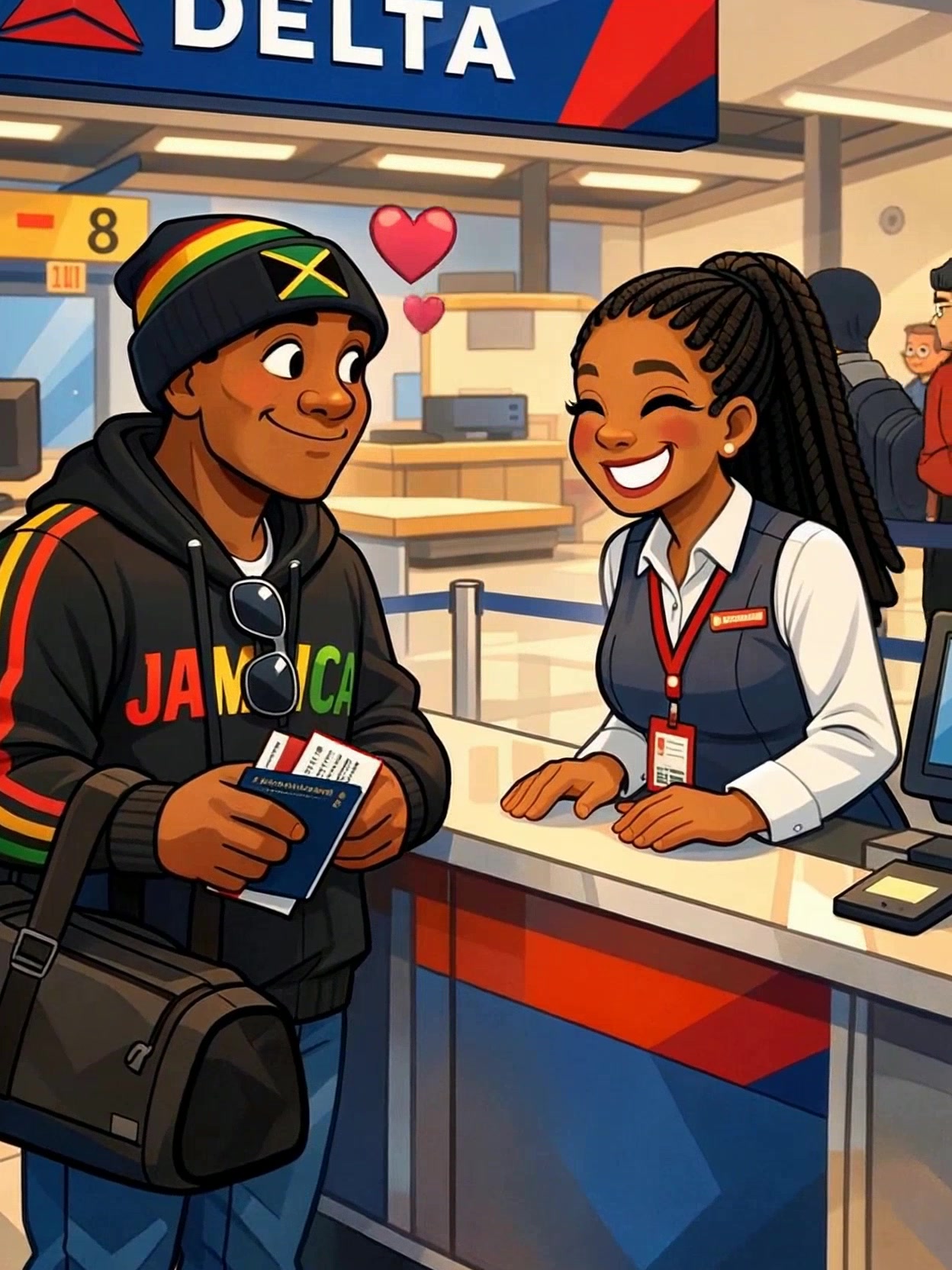 Love in the Airport: A Kingston Romance