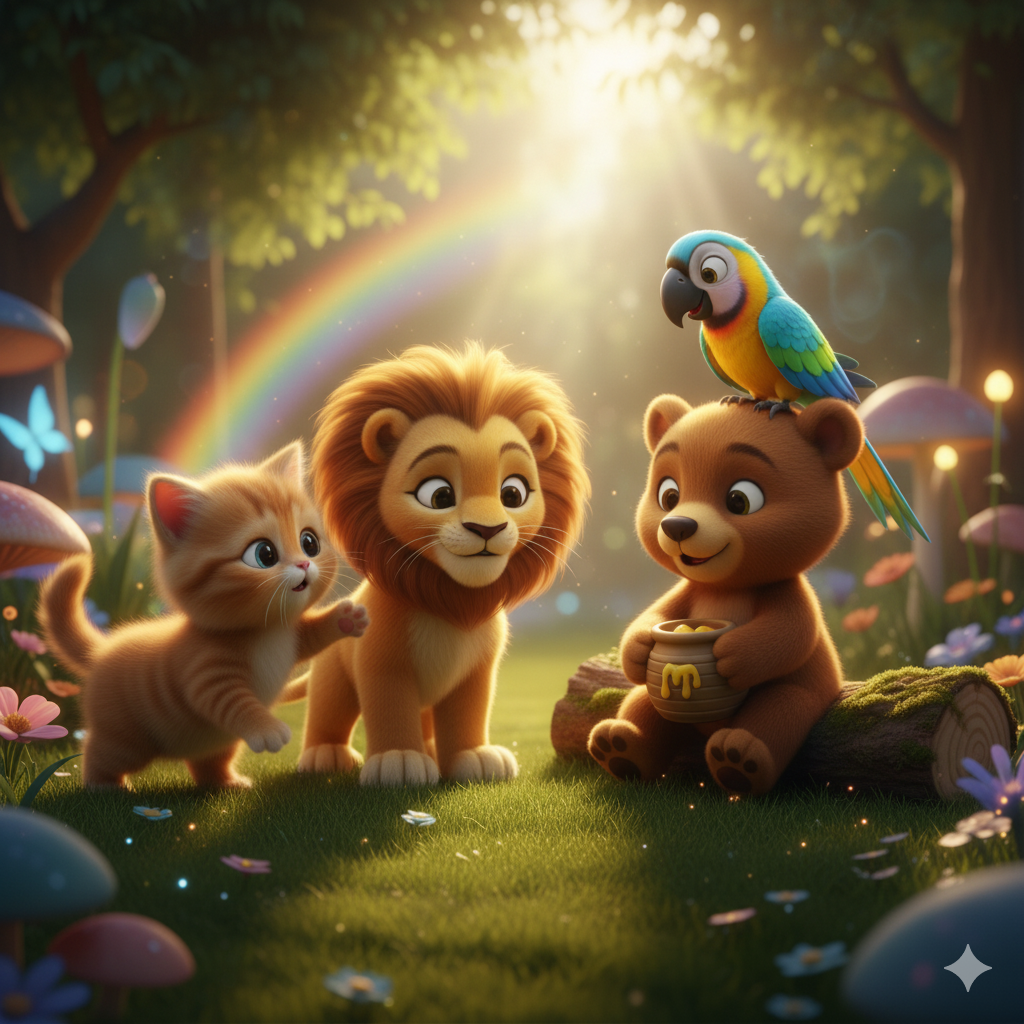 Animals Journey from Enemies to Friends