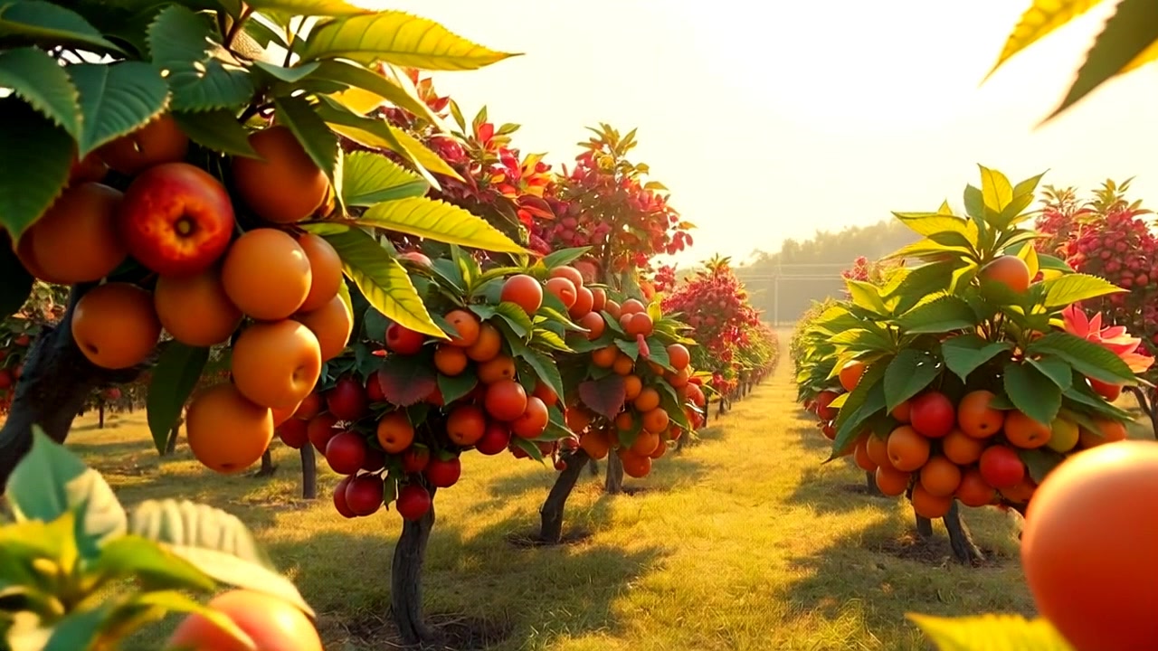 Rainbow Fruit Dance Party!