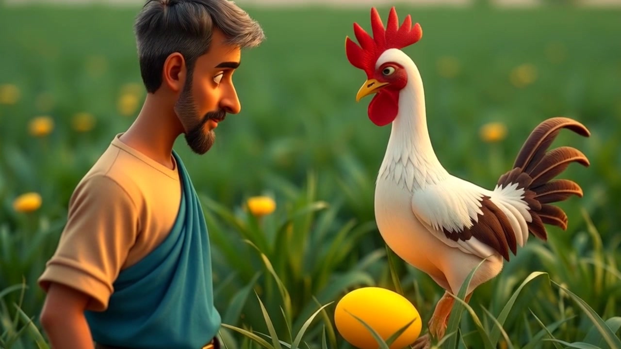 लालच का फल: मुर्गी और सोने के अंडे