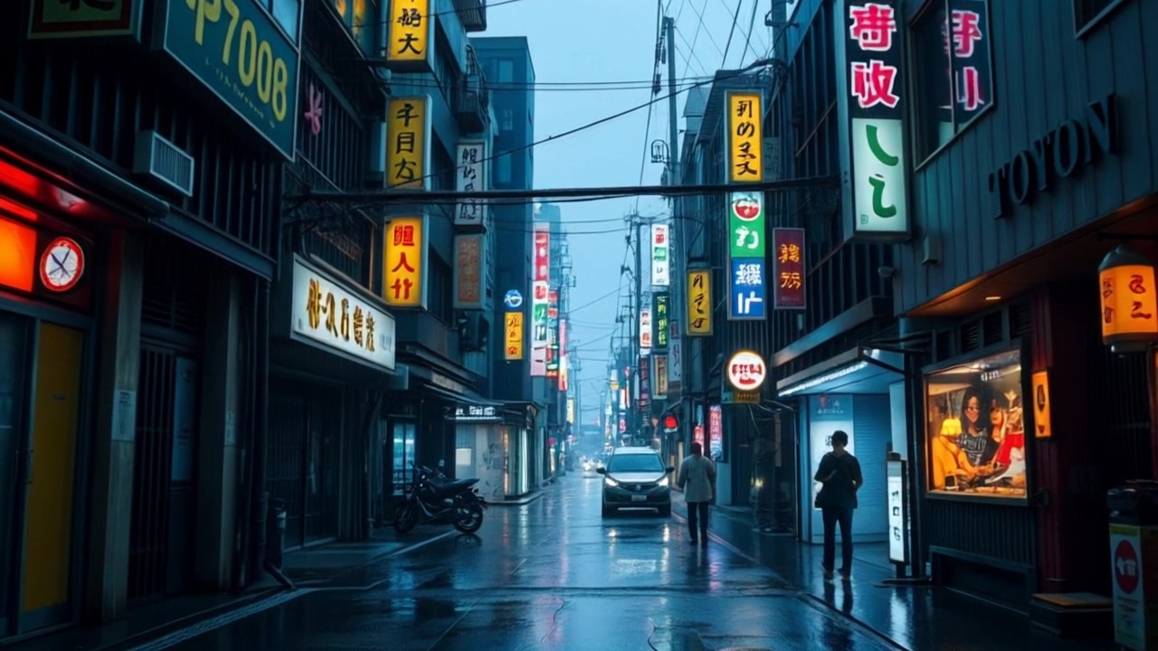 Neon Shadows: A Bladerunner Noir