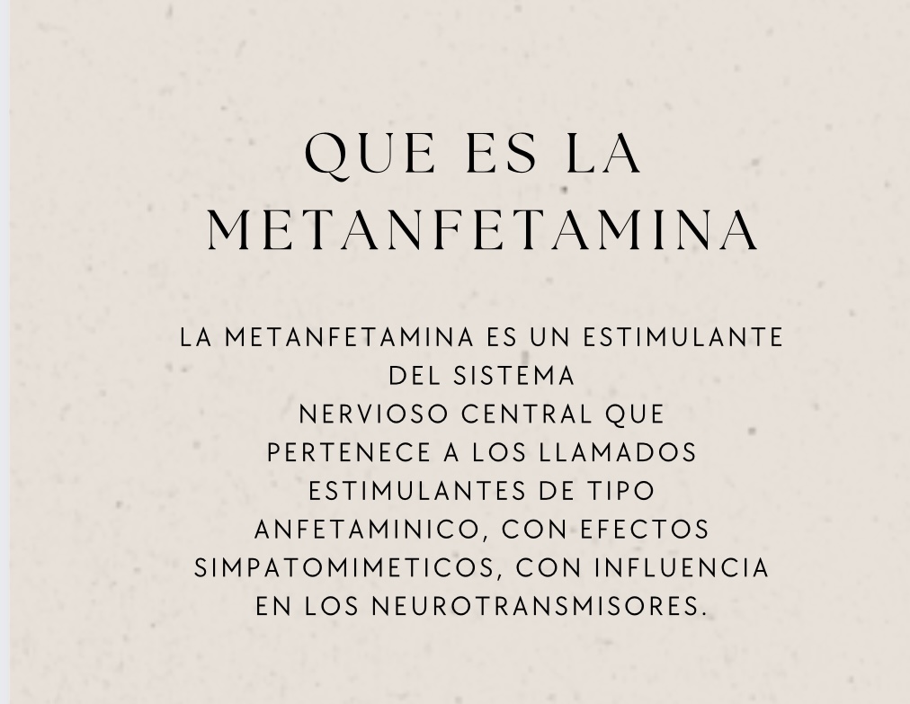 La Metanfetamina: Efectos, Riesgos y Cómo Ayudar