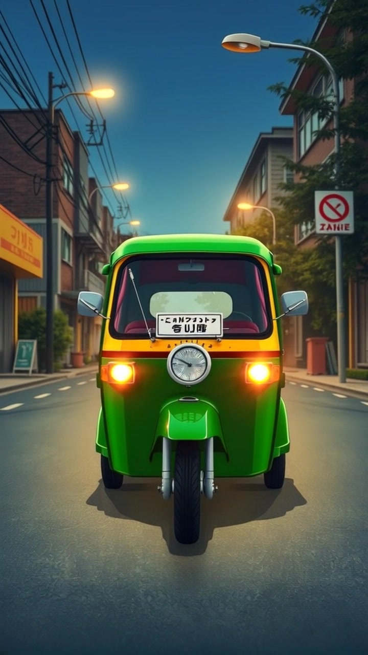 Rainy Day Deliveries with Raj: The Auto-Rickshaw Hero