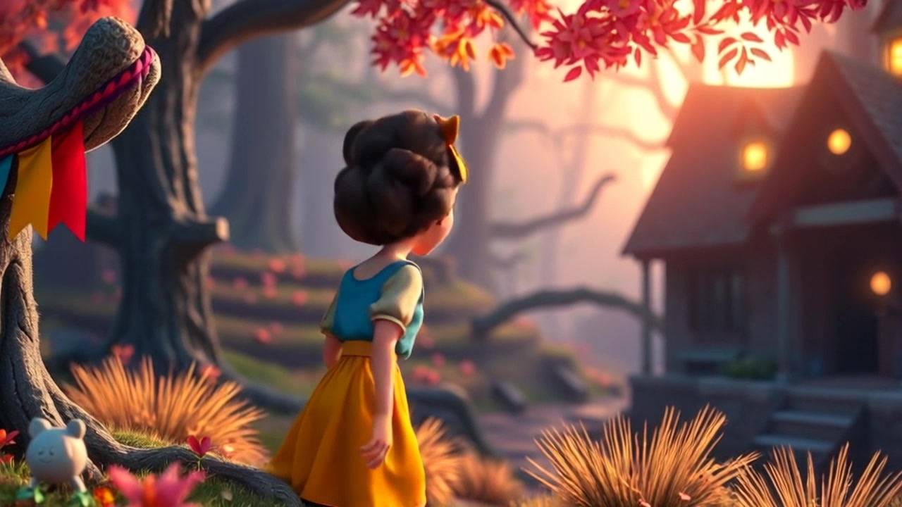 Elara's Hidden Garden of Stars