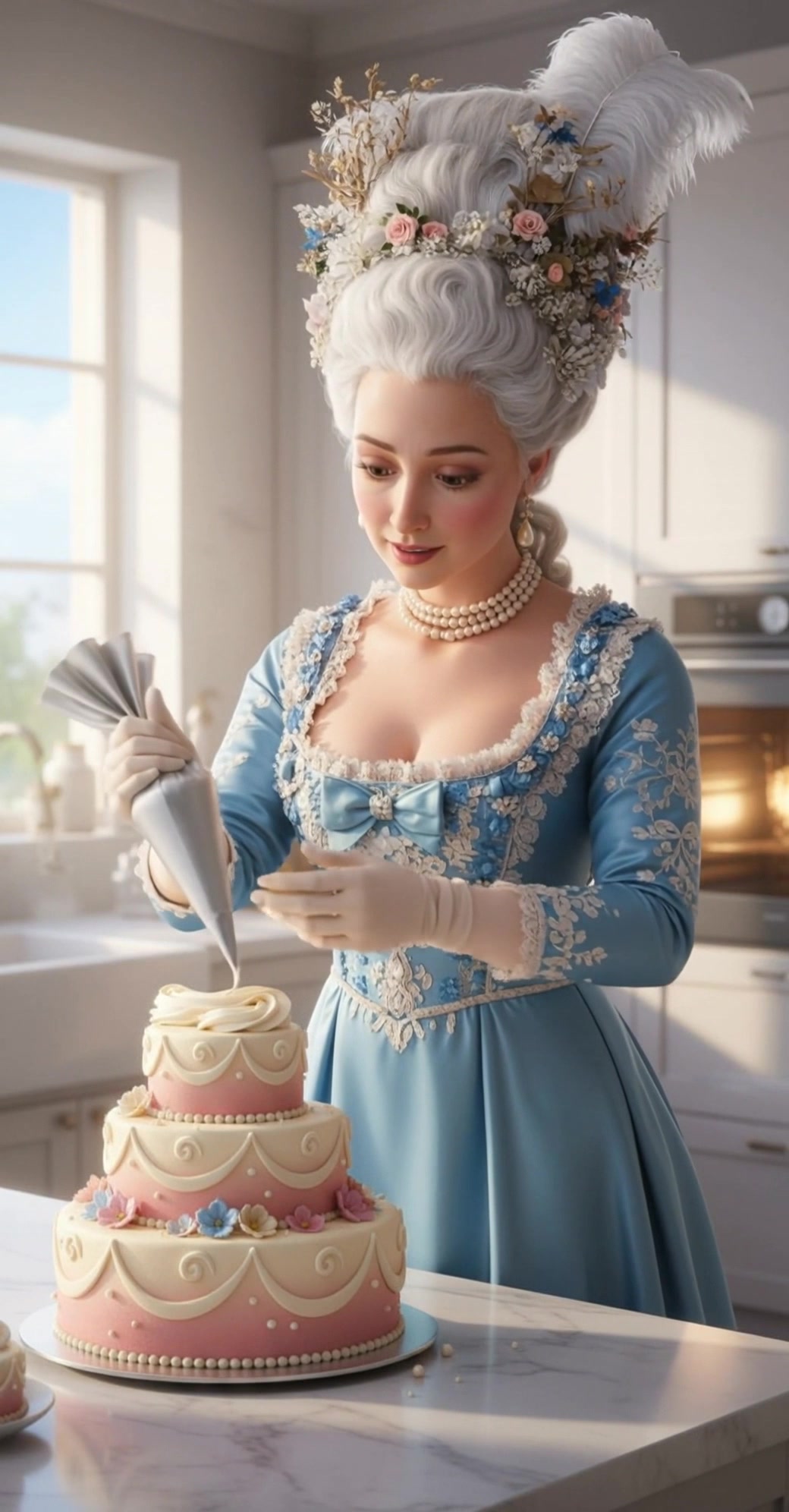 "Let them eat cake with Marie"