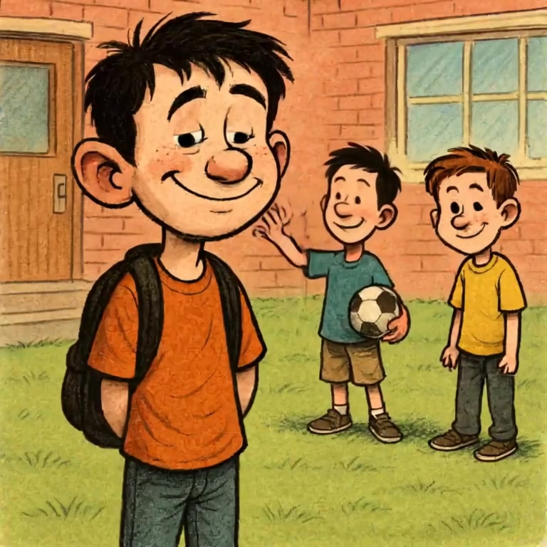 Teenagers Jumping Towards the Camera