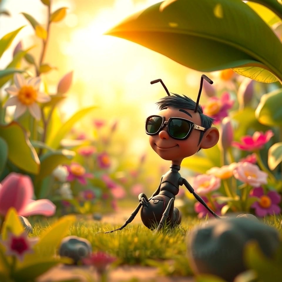 The Clever Ant's Lazy Life