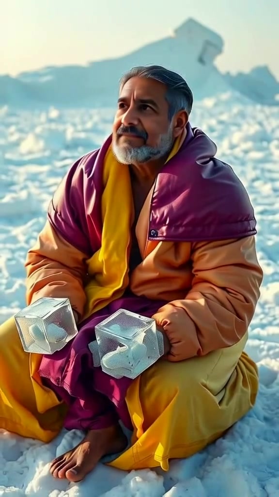 गर्मी से बचने का अनोखा तरीका