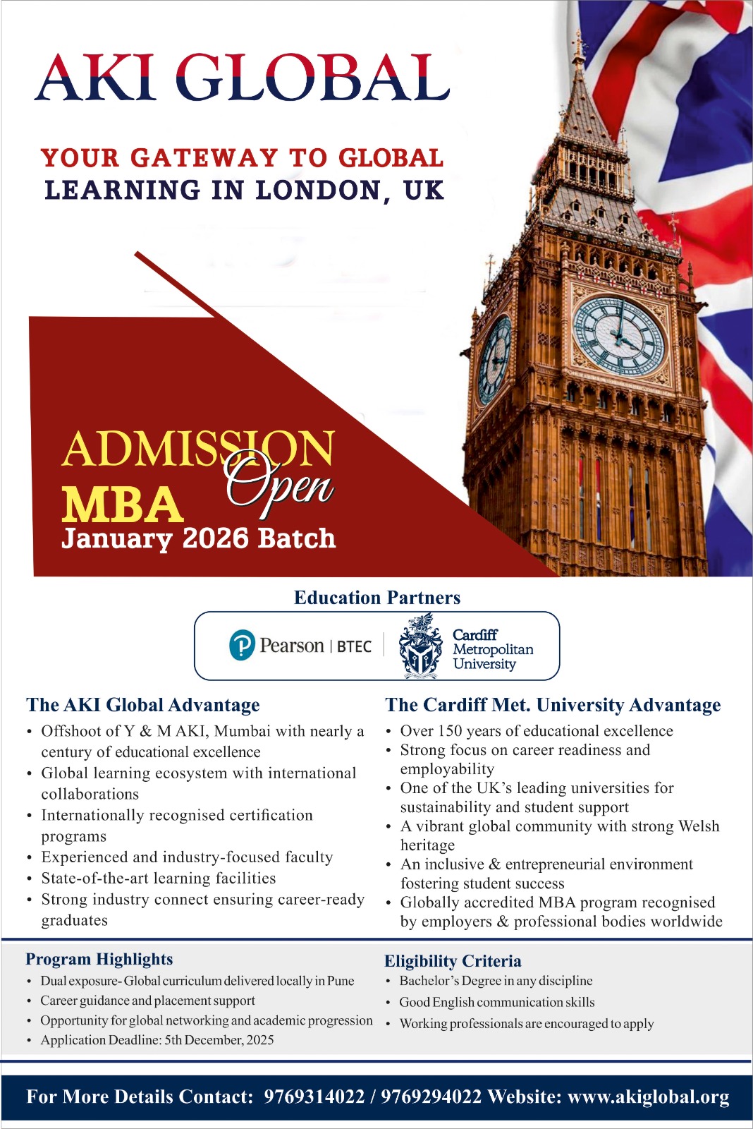 Promotional Video for Our Programs