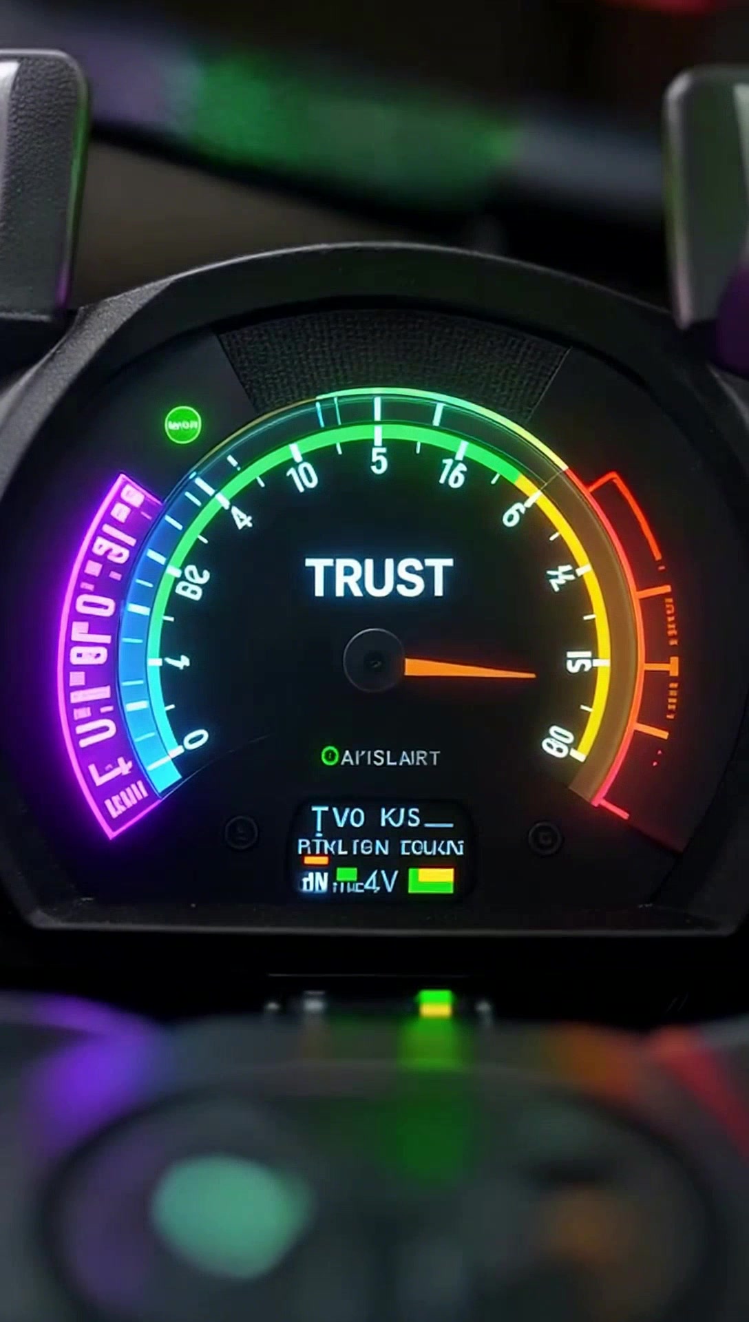 Filling Half Circle Glow Animation