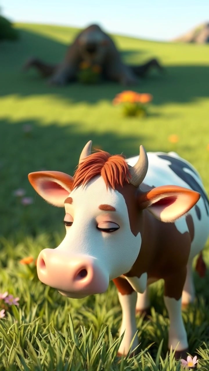 The Harmonica Playing Cow