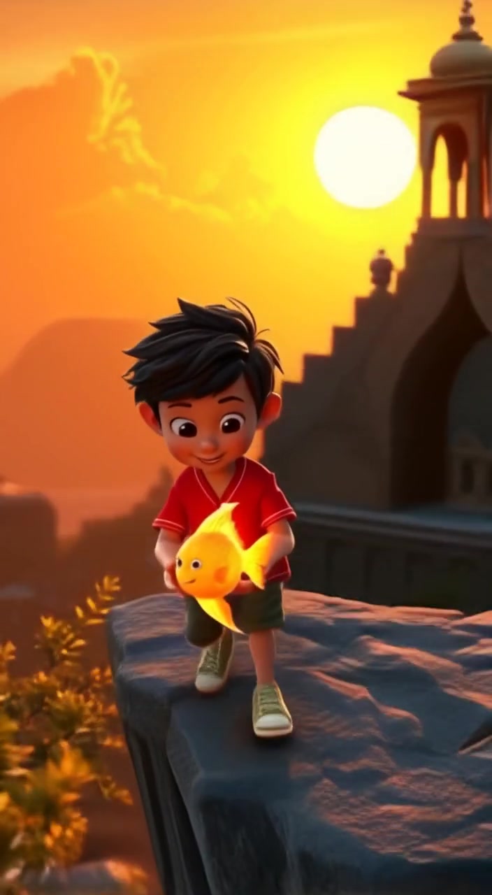 A Boy and His Magical Fish