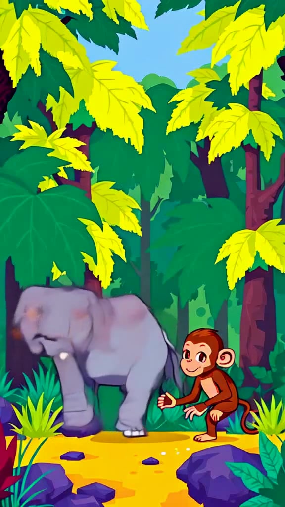 हाथी की ताकत और बंदर की चतुराई