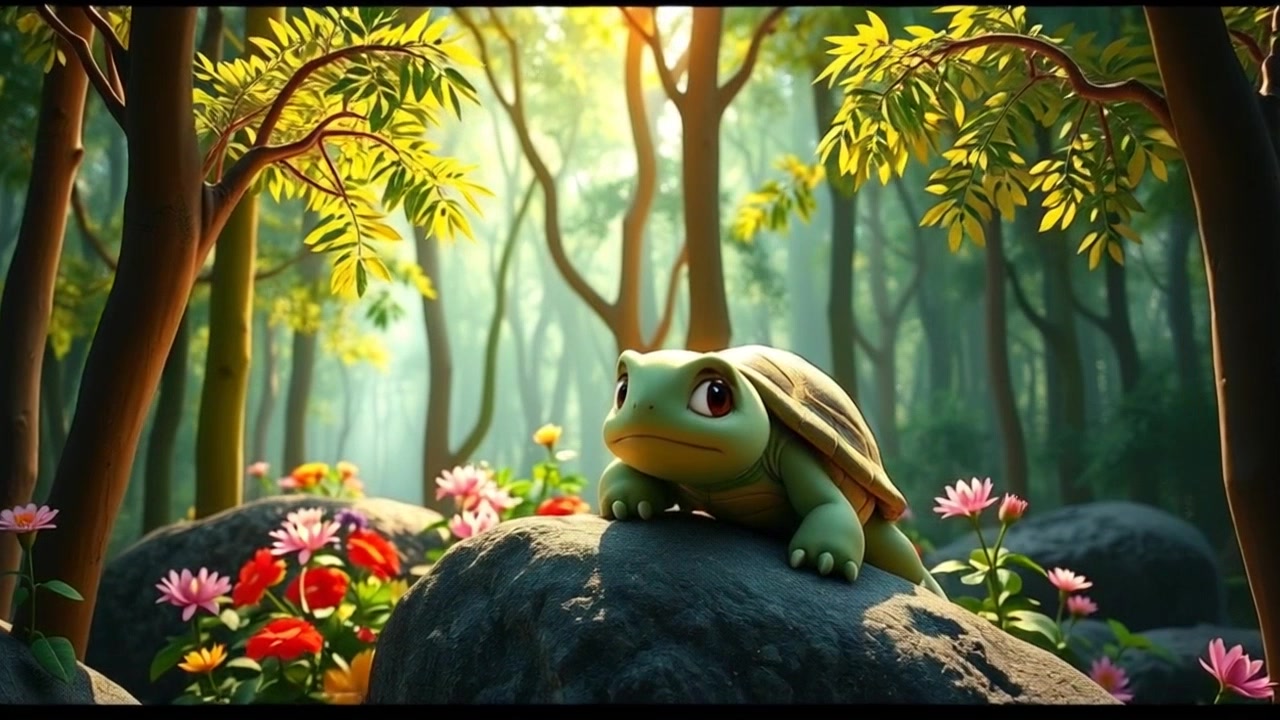 Tony the Turtle: Slow and Steady Wins the Race!