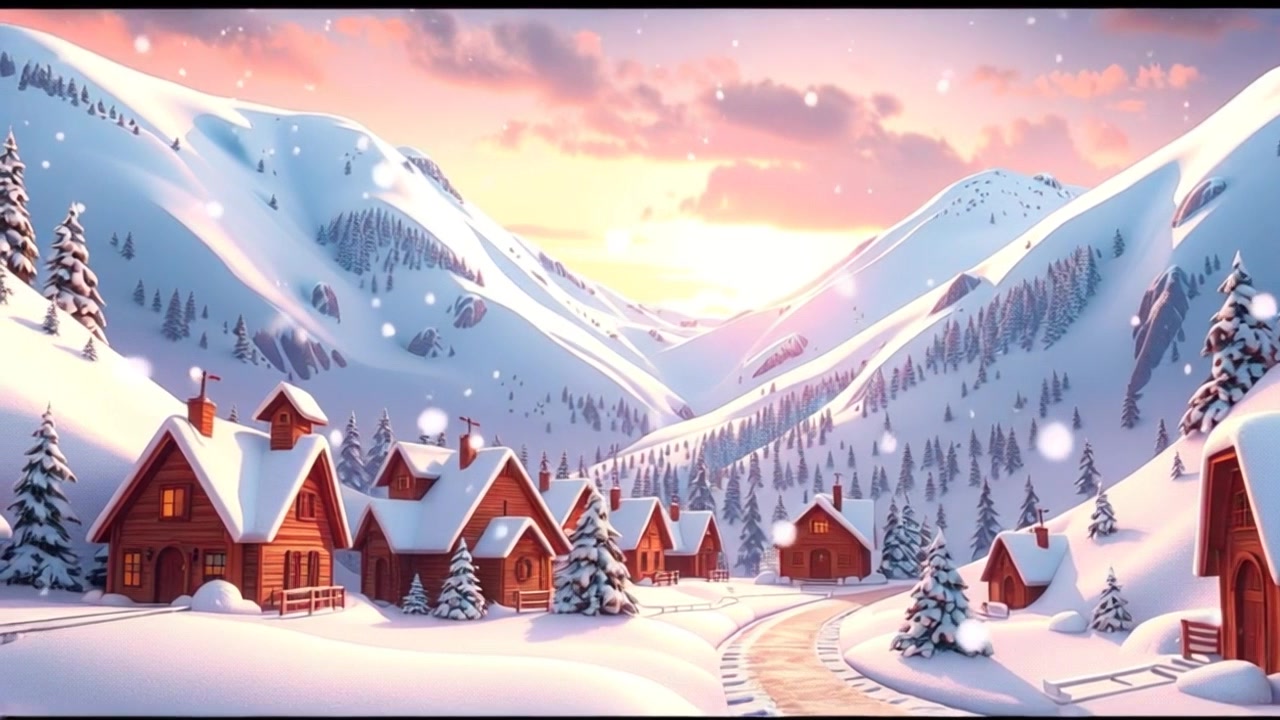 Winter Wonderland: Cartoon Anime Adventure