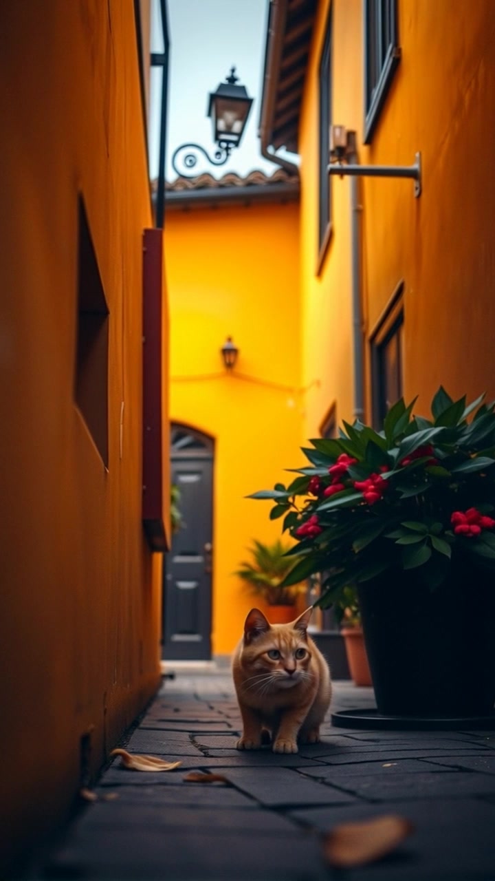 Petualangan Usil Oyen di Gang Kecil