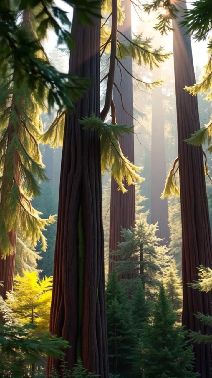 Bear Encounter in Redwood Forest