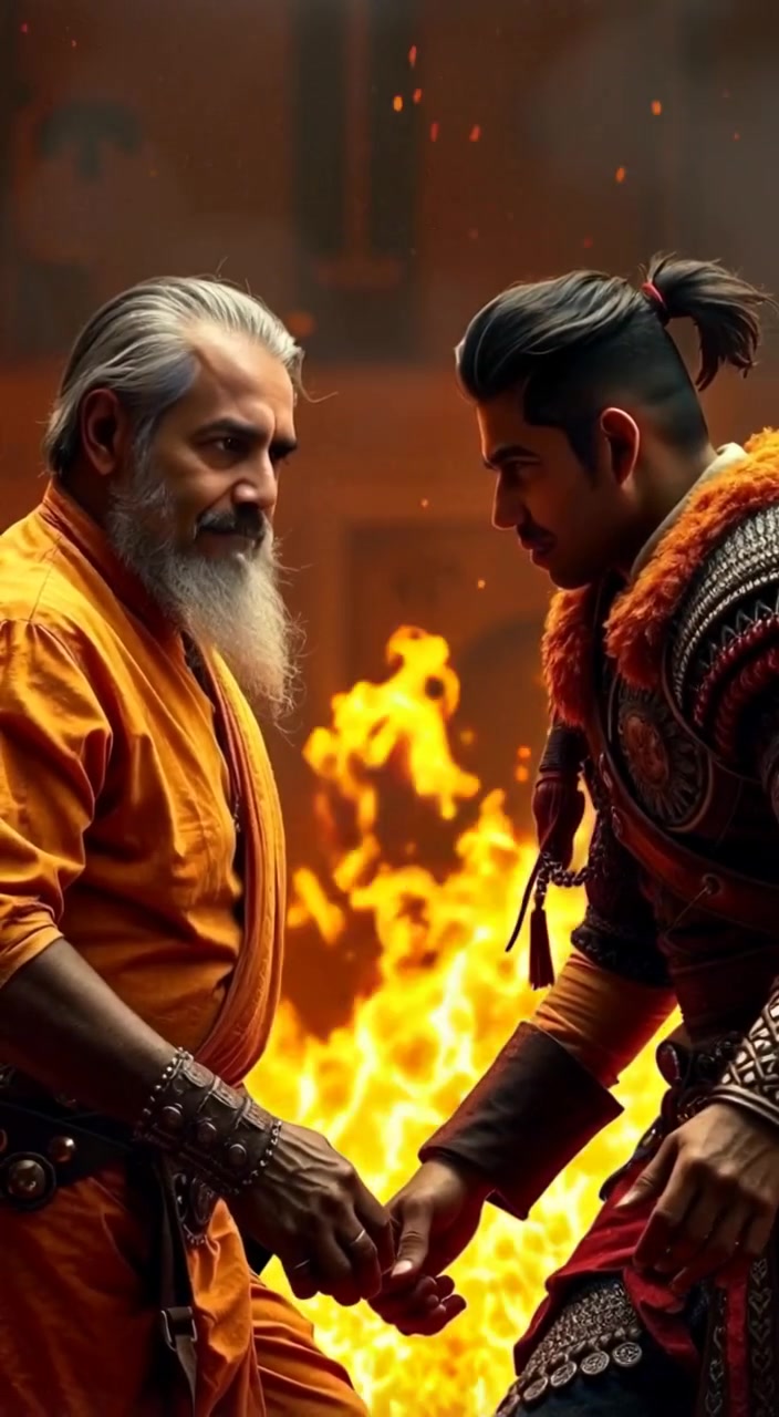 Clash of Titans: Aarav vs Rudra - The Last Flamebearer Showdown