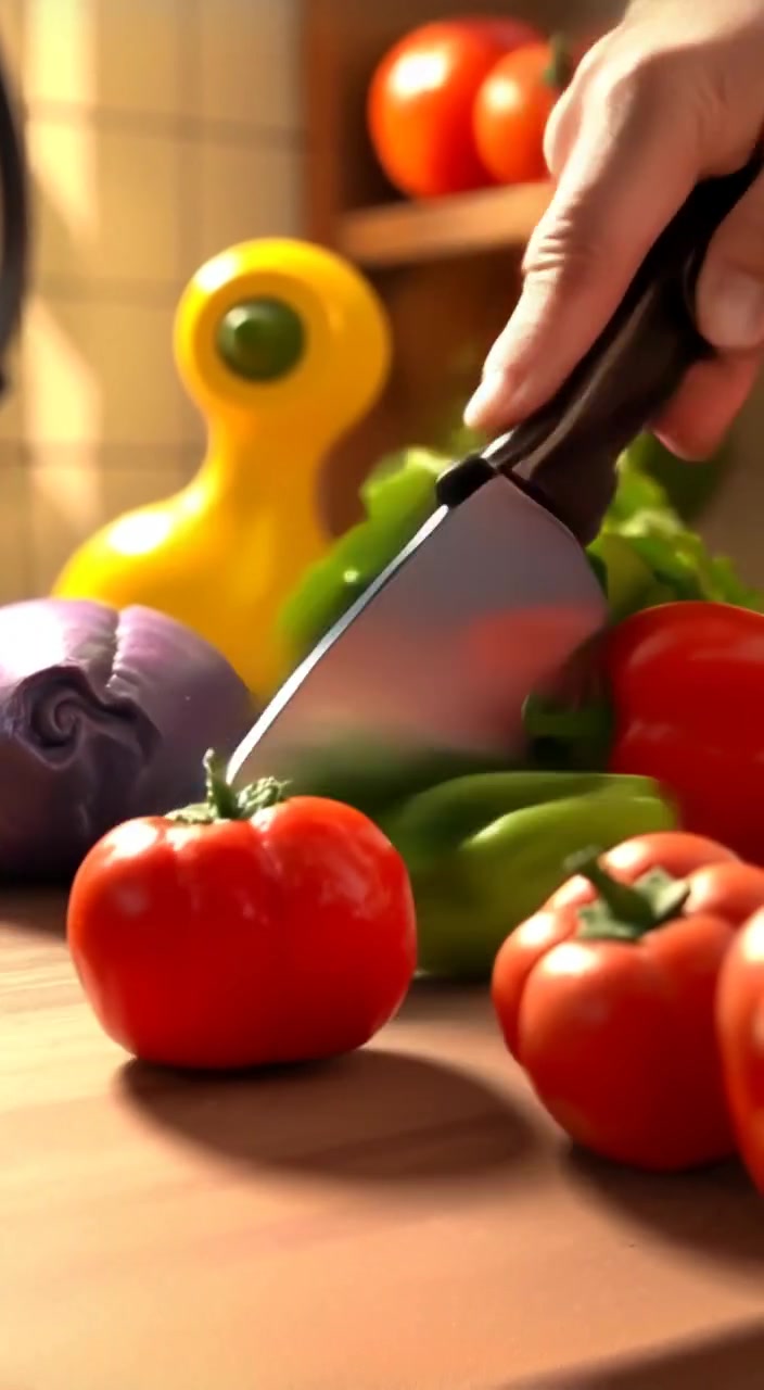 Cinematic ASMR Fruit Slicing Sounds with Macro Details