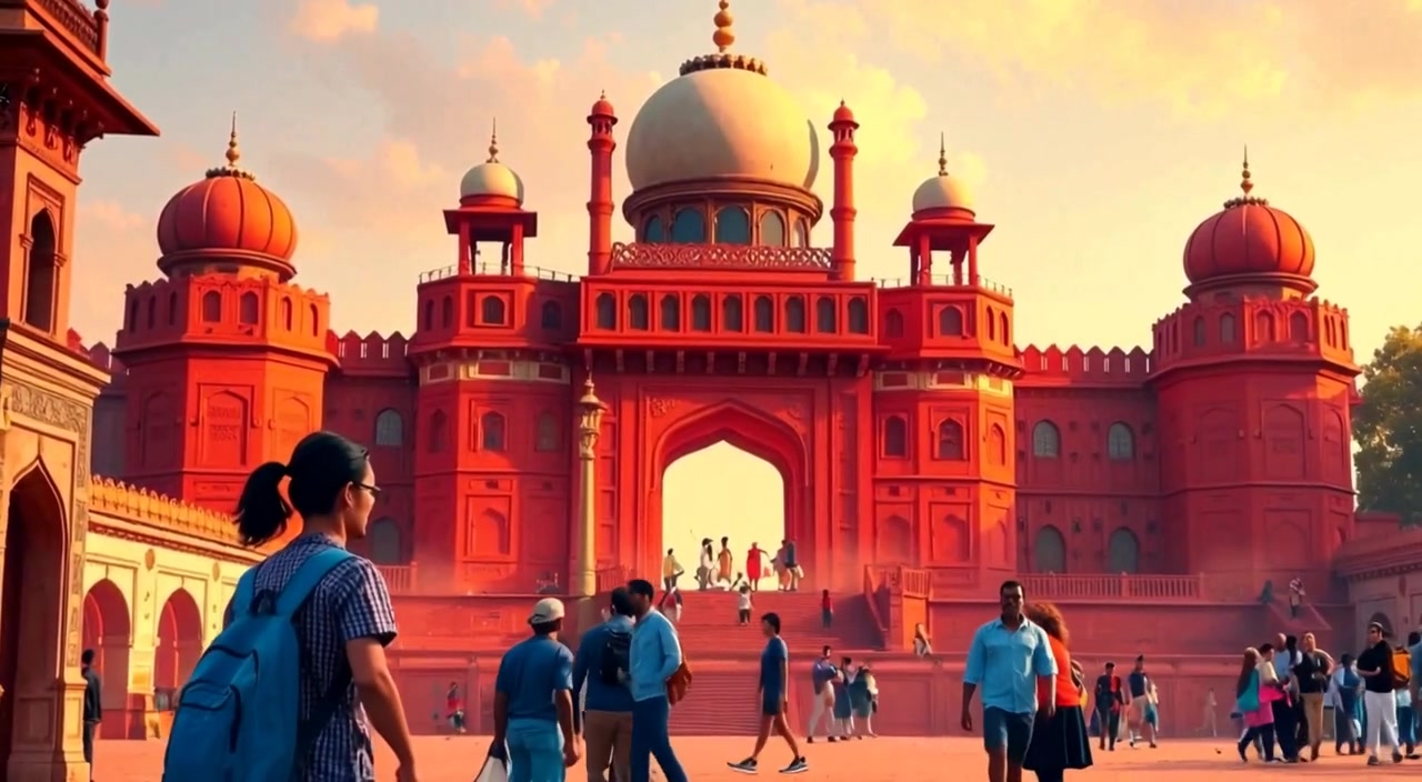Exploring the Wonders of Red Fort