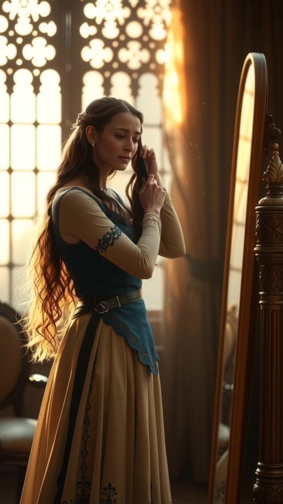 Transcendence: A Girl's Essence in Flight