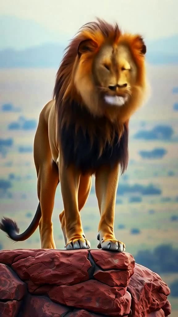 शेर और भेड़ियों की जंग