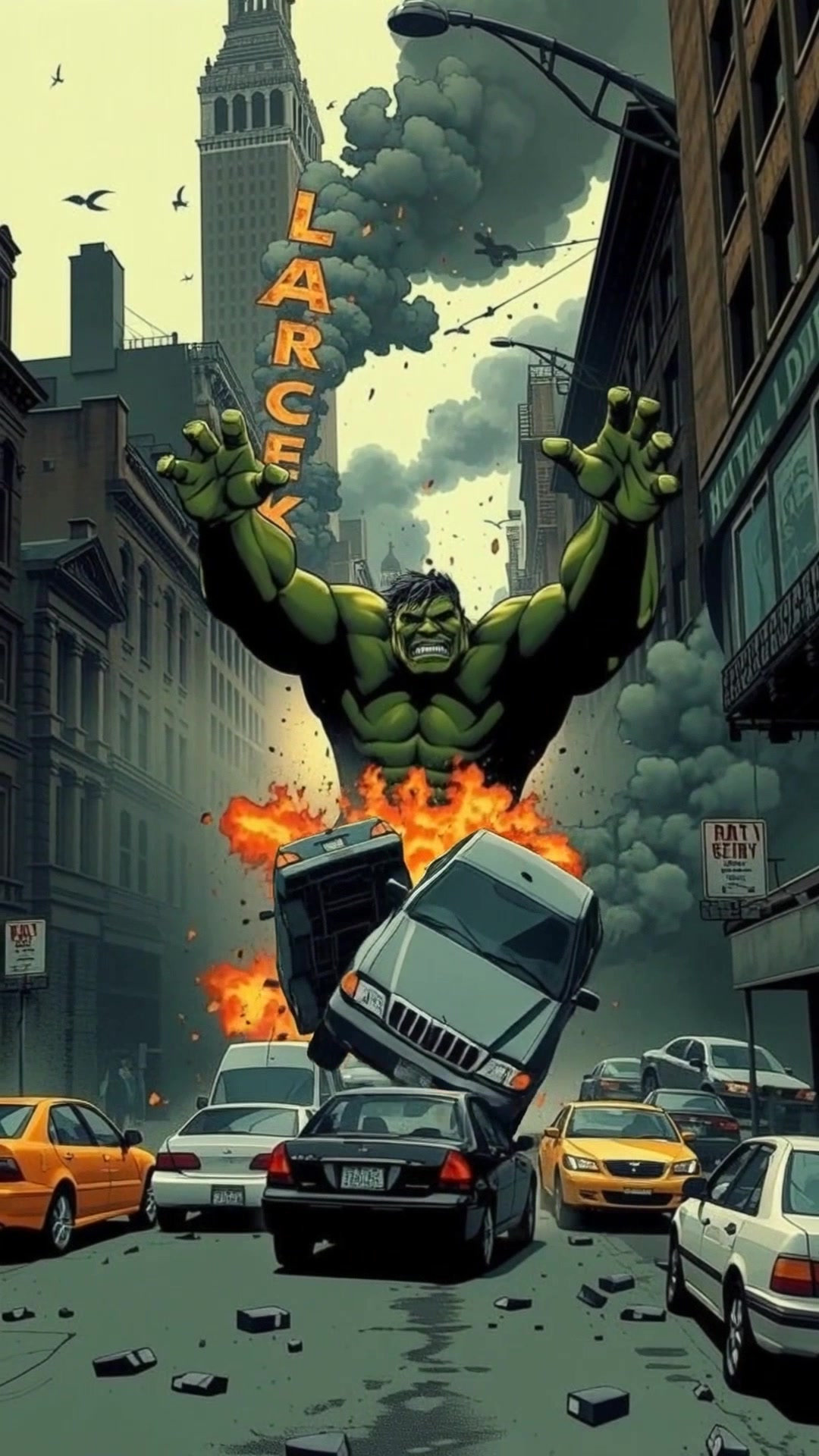 Hulk vs Venom Showdown