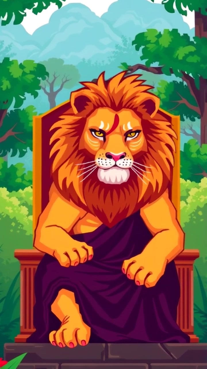 चीकू: जंगल का नया समझदार राजा