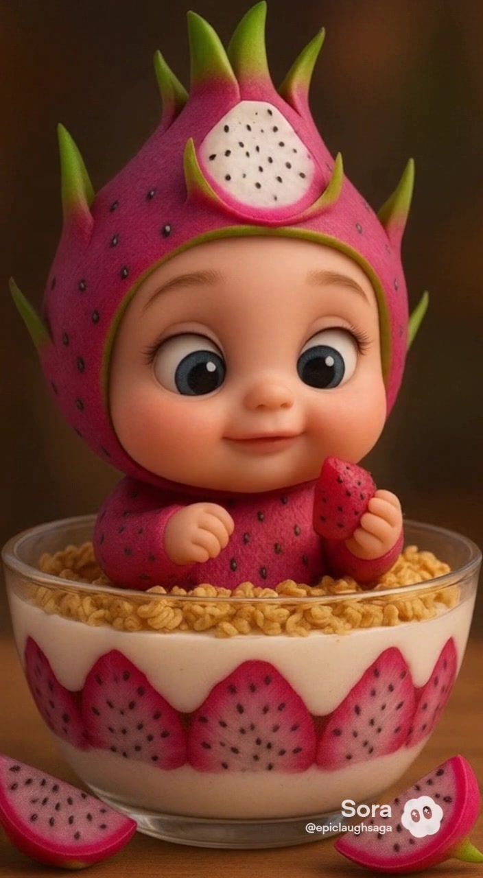 The Enchanted Morning of the Dragon-Fruit Baby