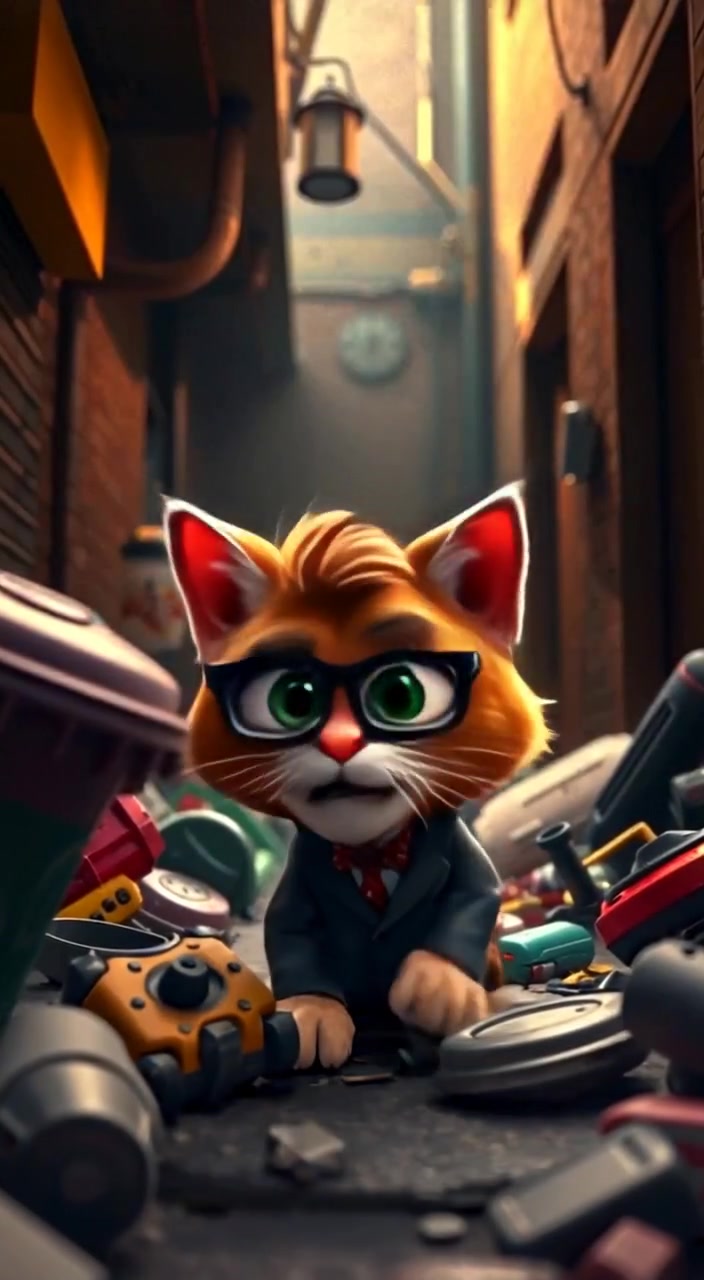 From Trash to Treasure: The Rise of a Determined Cat