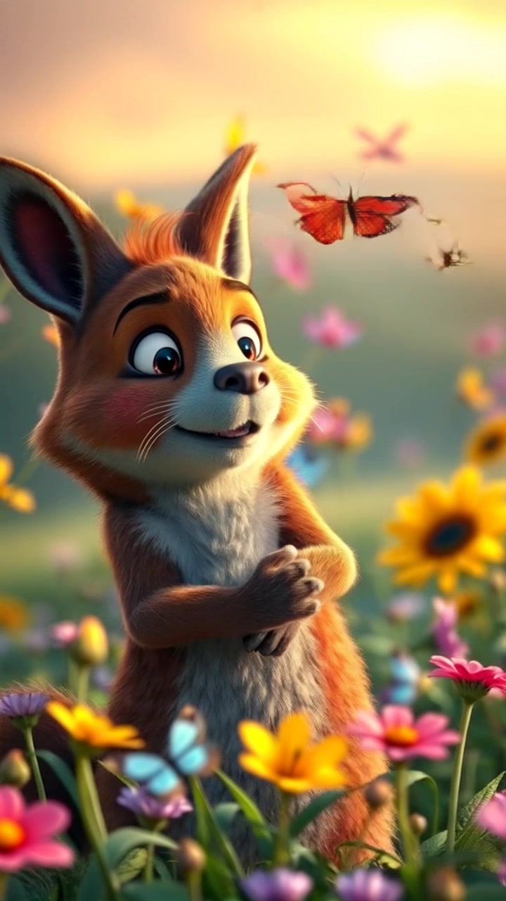 Barnaby and Willow: A Butterfly's Friendship Adventure