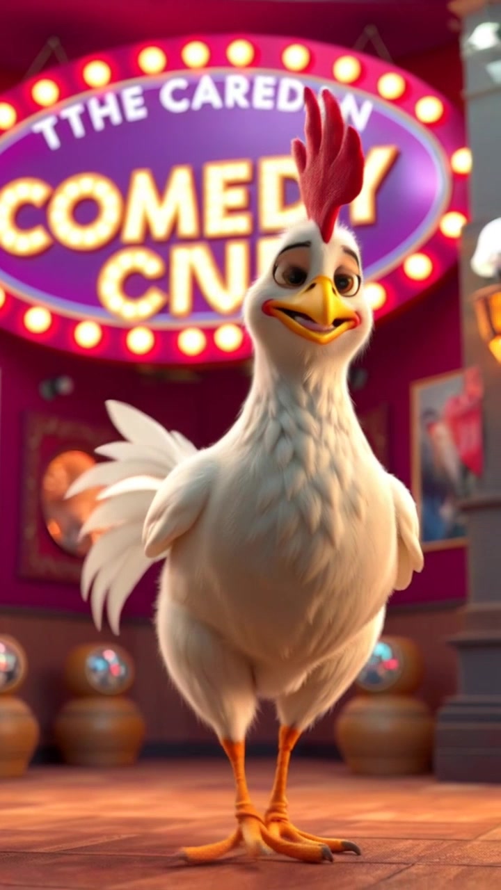 Ayam Komedian dan Lelucon Telur