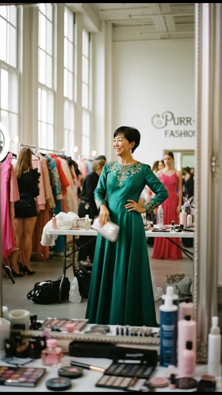 Stylish Girl Struts on the Ramp with Audience Love