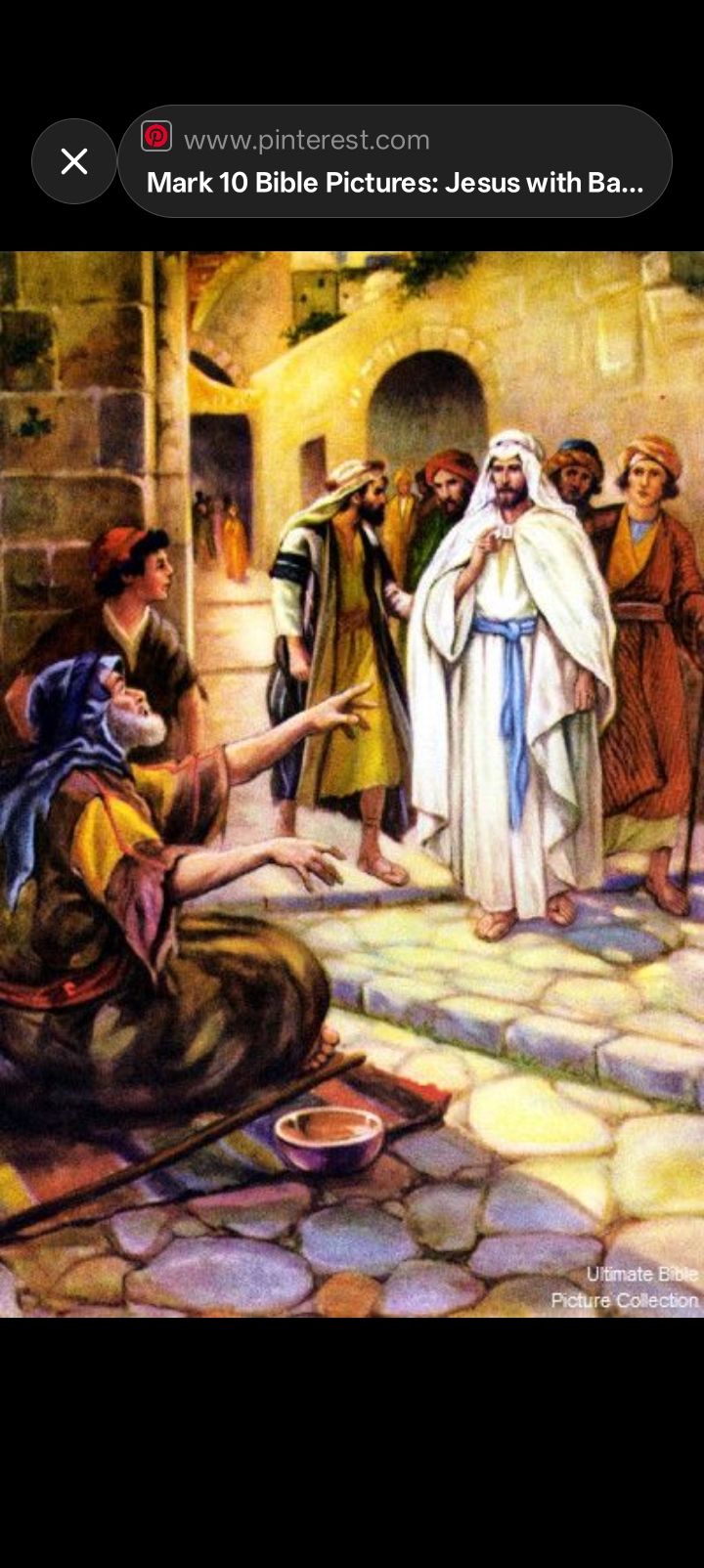 Bartimaeus Receives His Sight