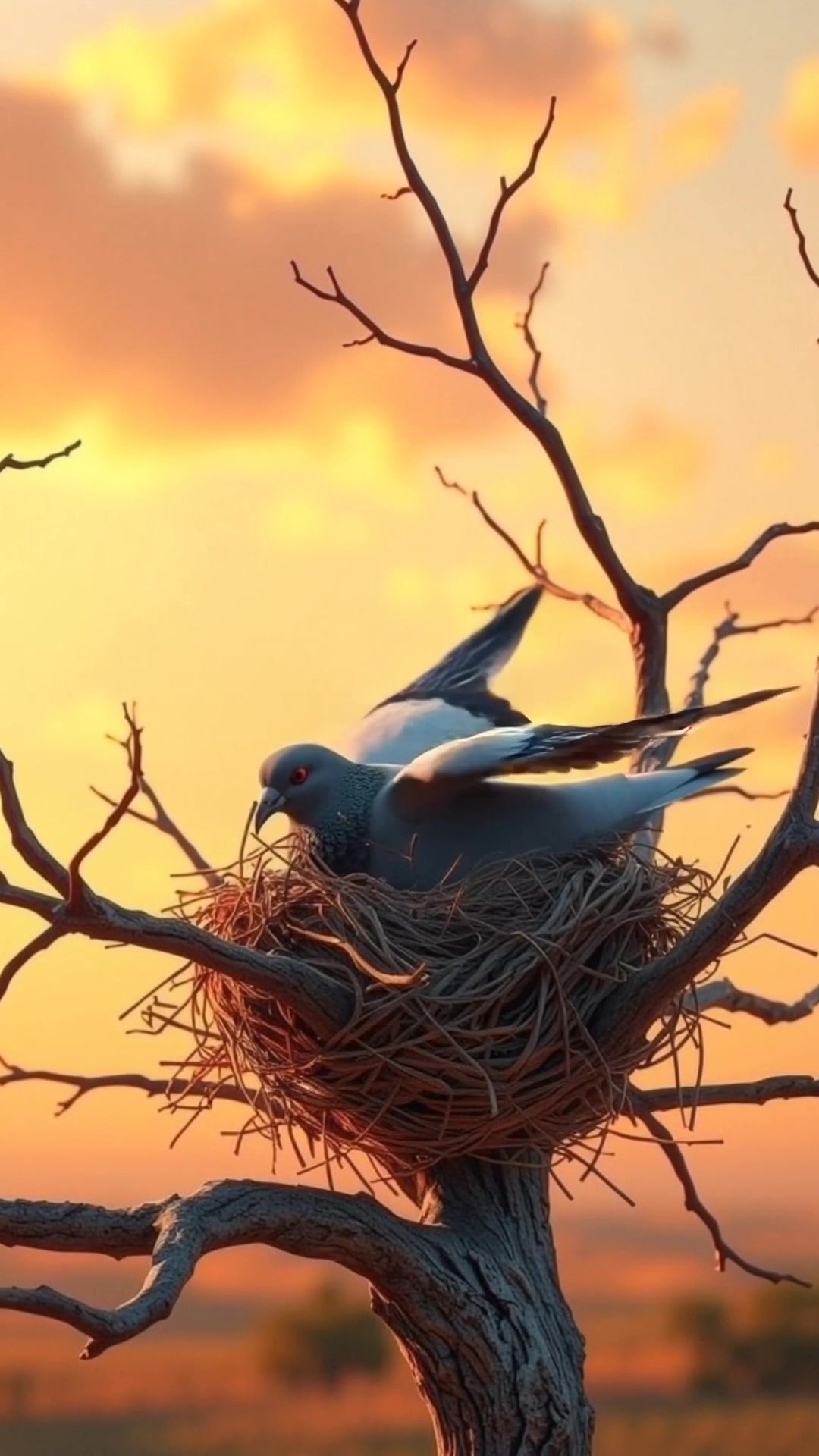 कबूतर और सूखा पेड़: एक उम्मीद की कहानी