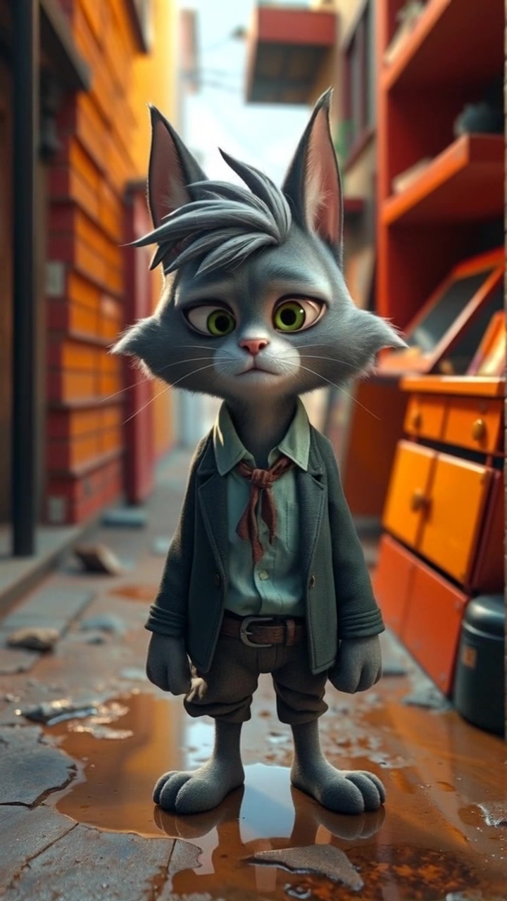 The Resilient Cat: From Rags to Riches