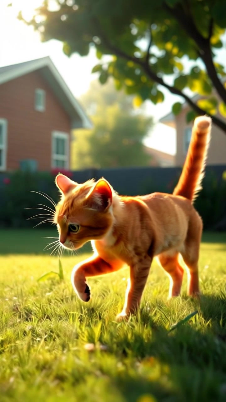 Kucing Oyen vs Ayam Babon: Drama Pagi yang Lucu!