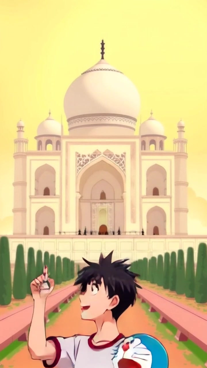 Doraemon: Inspiration at the Taj Mahal