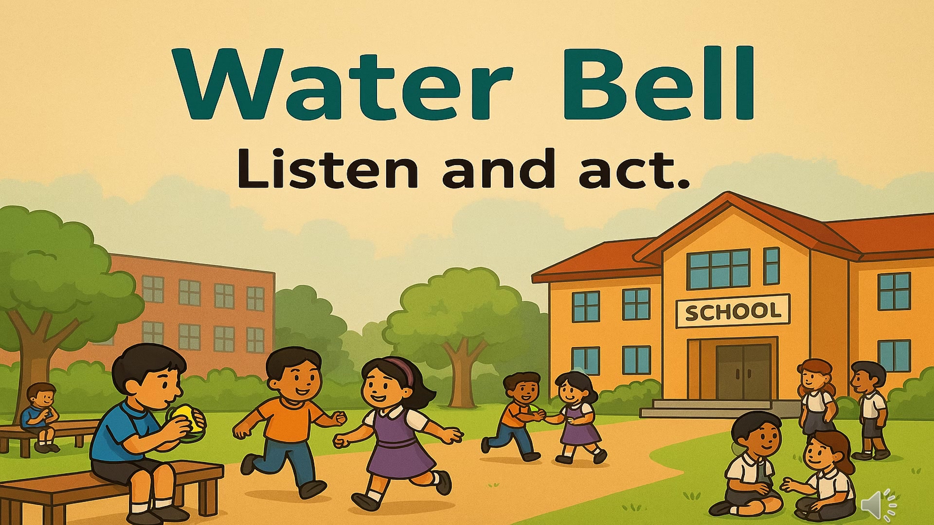 Water Bell: Refreshing Break Time for Kids