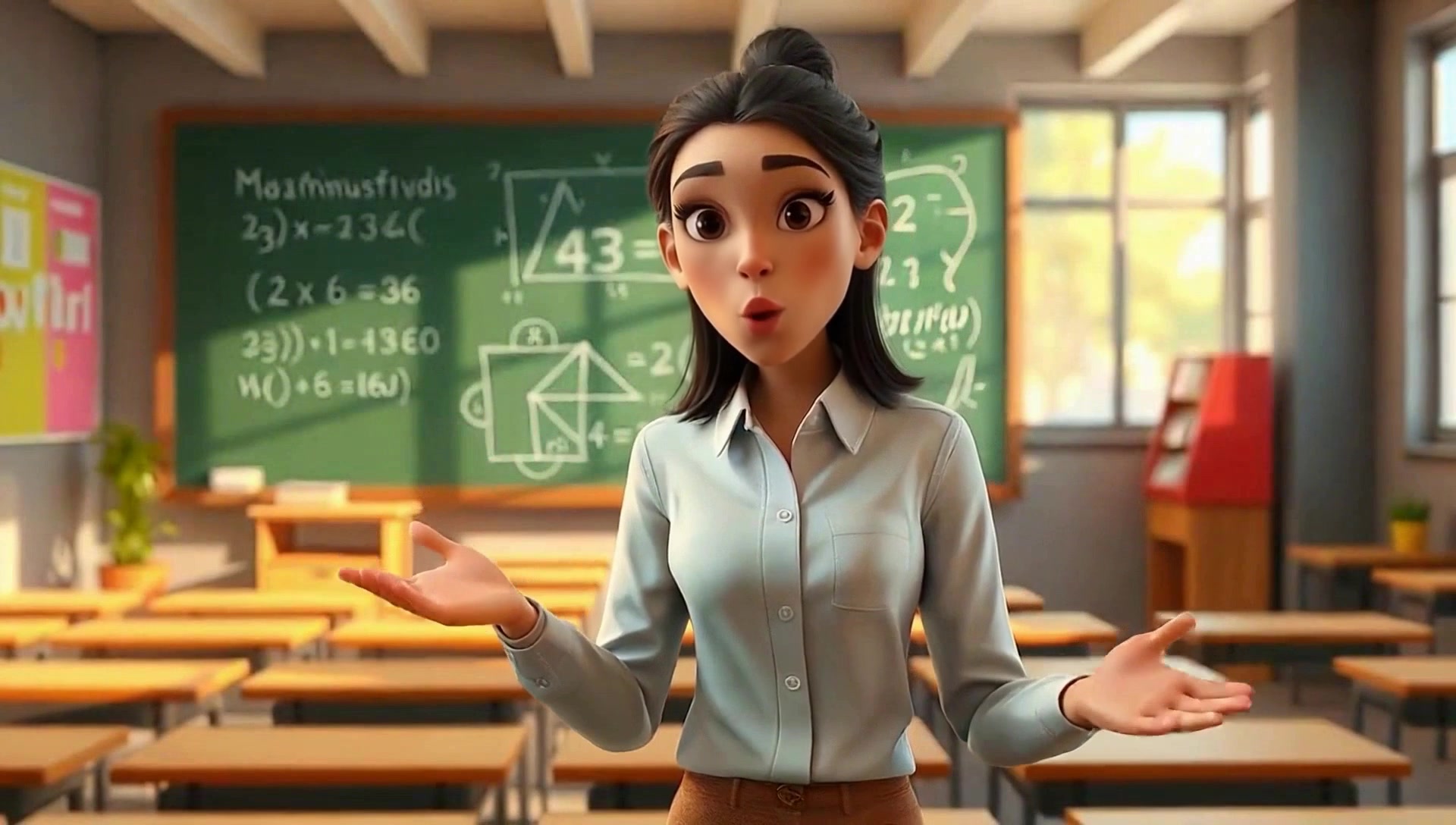 معلمة الرياضيات