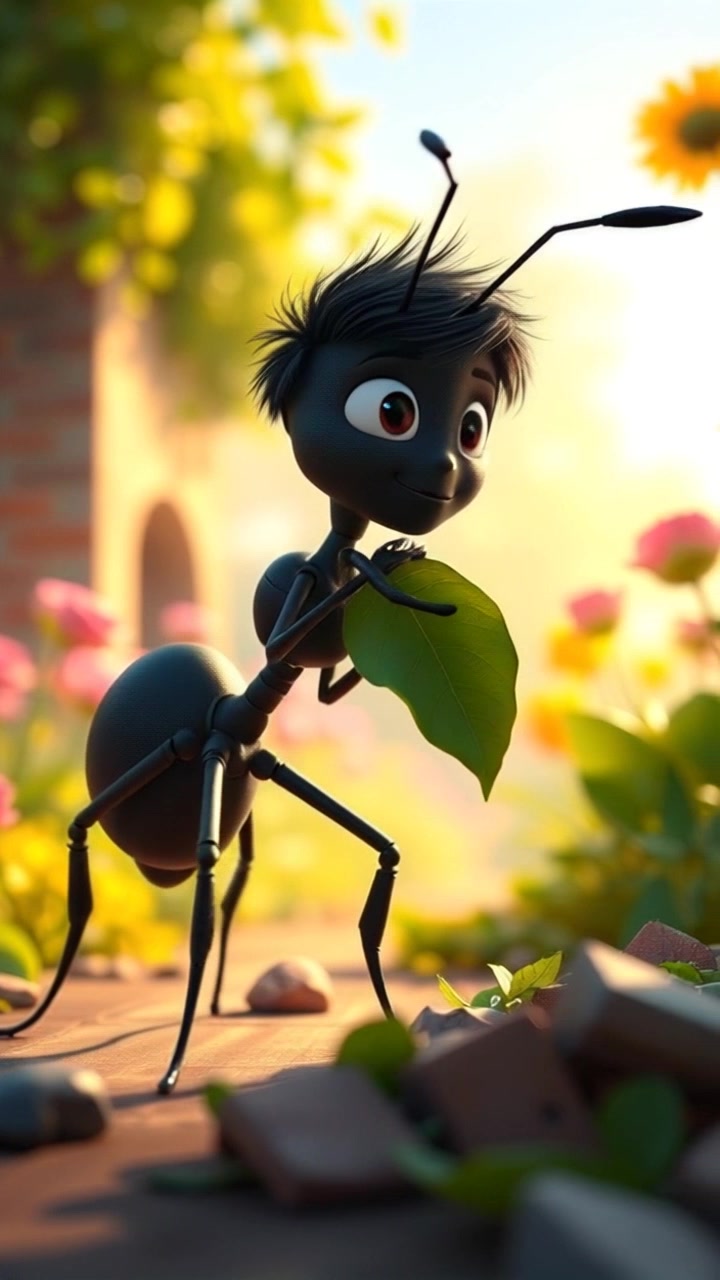 The Ant's Lesson to the Lazy Cockroach