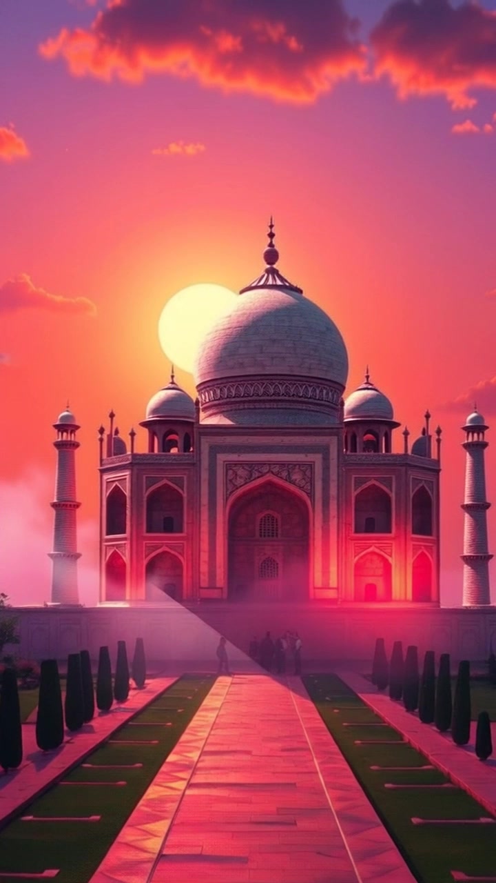 Echoes of Lost Love: A Haunted Taj Mahal