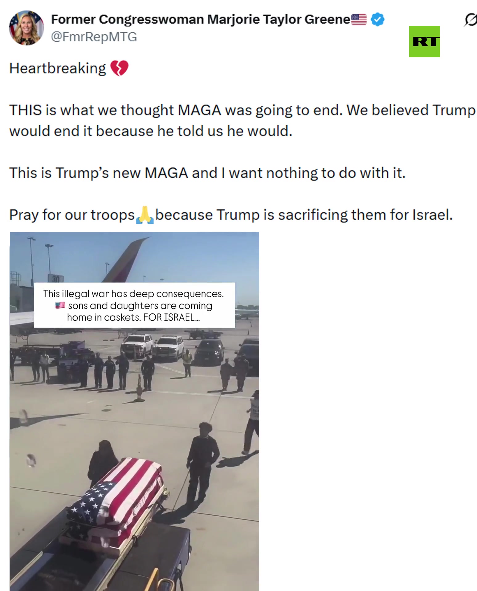 Consequences of War: MTG's Message on Fallen Soldiers