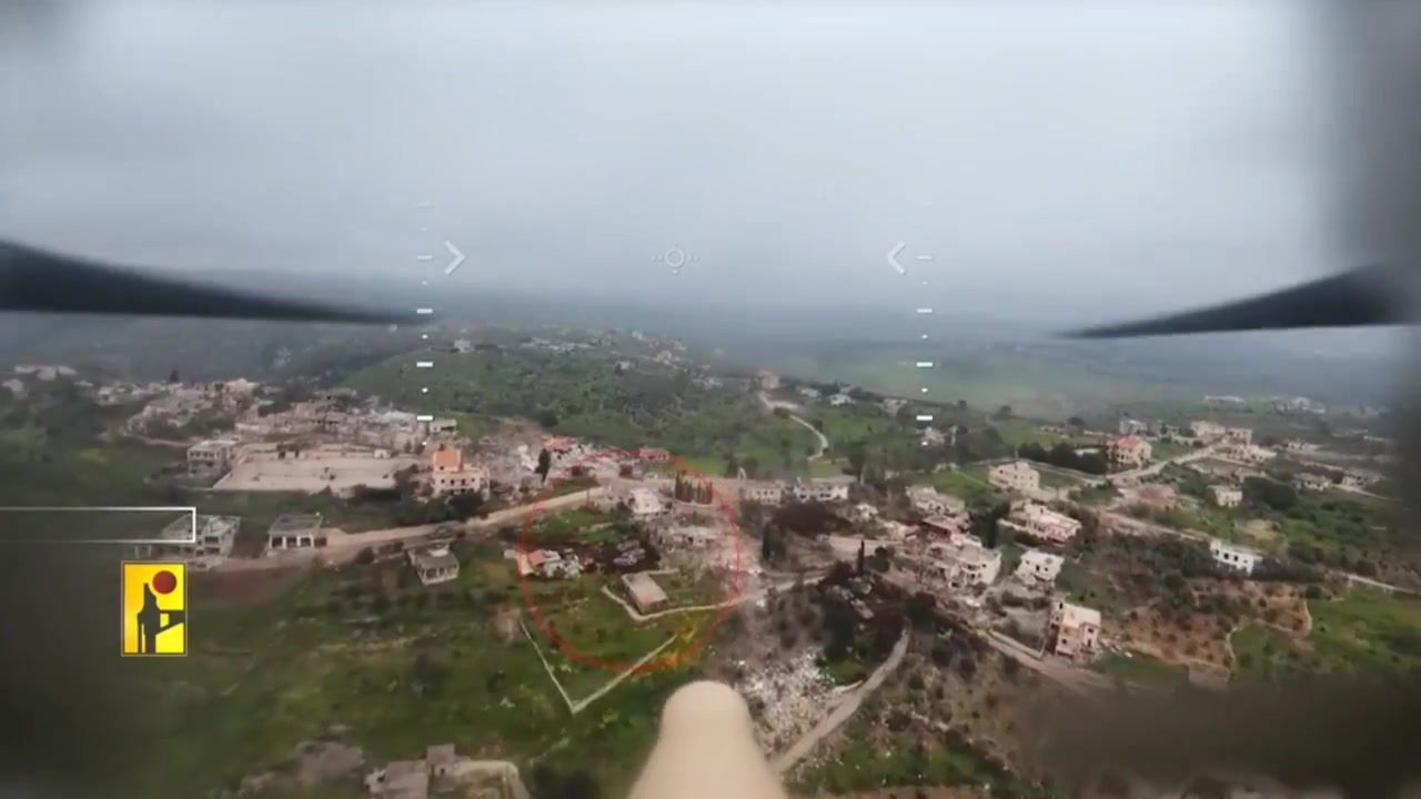 Hezbollah's Drone Strike on IDF APC in Al-Qantara