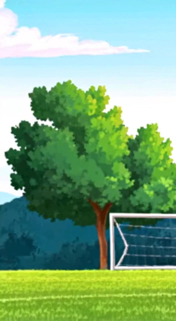The boy takes a deep breath, focusing intently on the soccer field before him, ready to play.