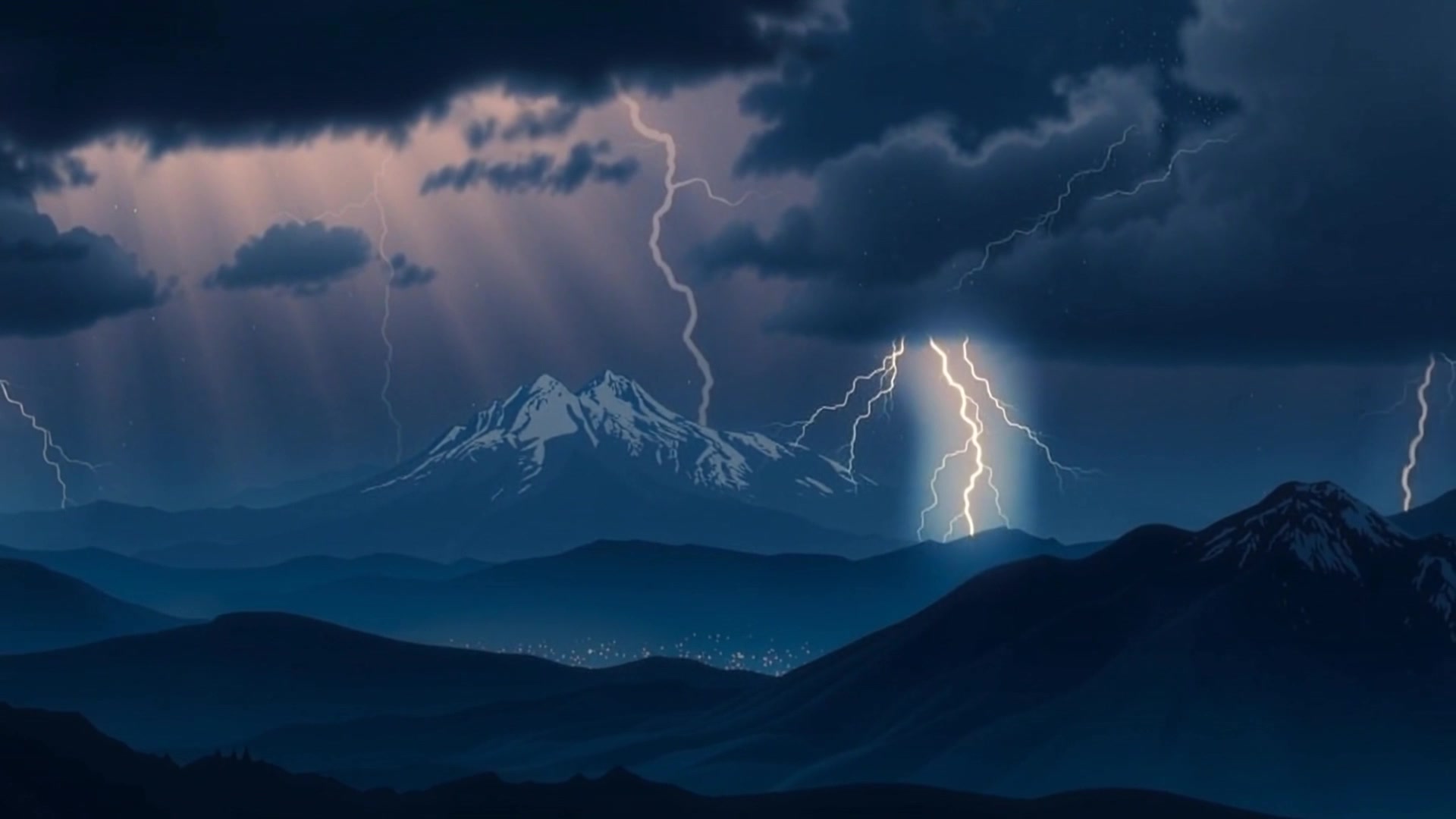 चट्टानों के किनारे: रात के रहस्य