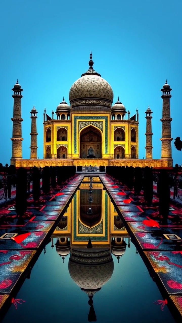 তাজমহলে লুকানো মেসেজ
