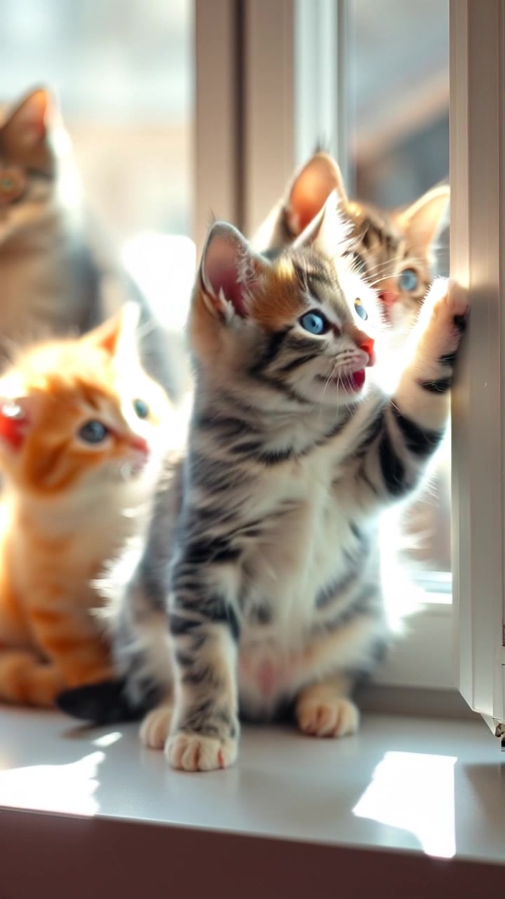 Kucing Manis yang Menggemaskan dan Aktif