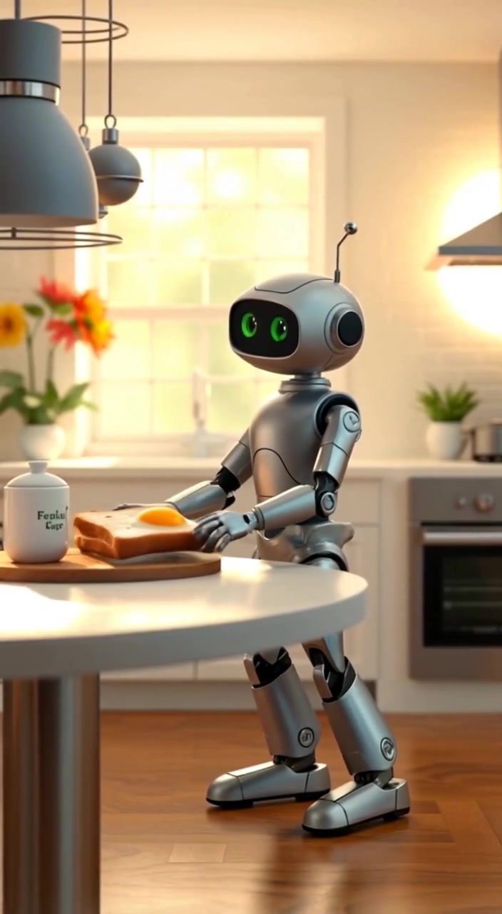 Burnt Breakfast: The Hilarious Cooking Robot